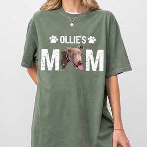 Personalized Pet Mom Shirt, Custom Dog Or Cat Photo T-Shirt With Pet Name, Funny Fur Mama Tee, Custom Pet Portrait Gift For Hers 53f0339c-73b4-46bc-85aa-1222b8e51394-2.png
