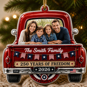 Patriotic Family Photo Ornament – 250 Years of Freedom (2026) - Personalized Shape Ornament 540f1830-19e6-491f-bddb-7ddefc2f8b7e.jpg