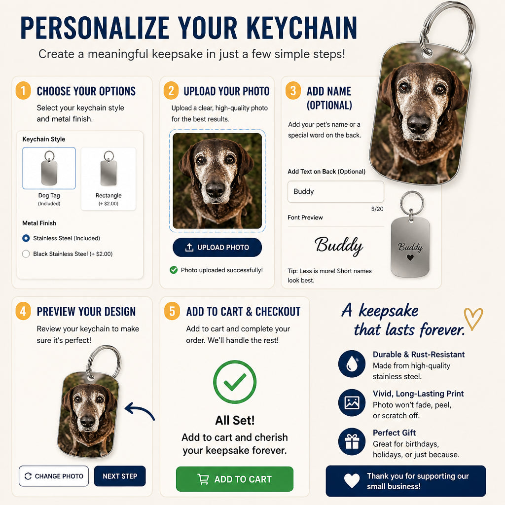 Pet Memorial Photo Keychain – Once By My Side, Forever In My Heart - Personalized Color Printed Stainless Steel Keychain 5441815d-52a2-4f1e-acd4-92df9c8cc5c9.jpg