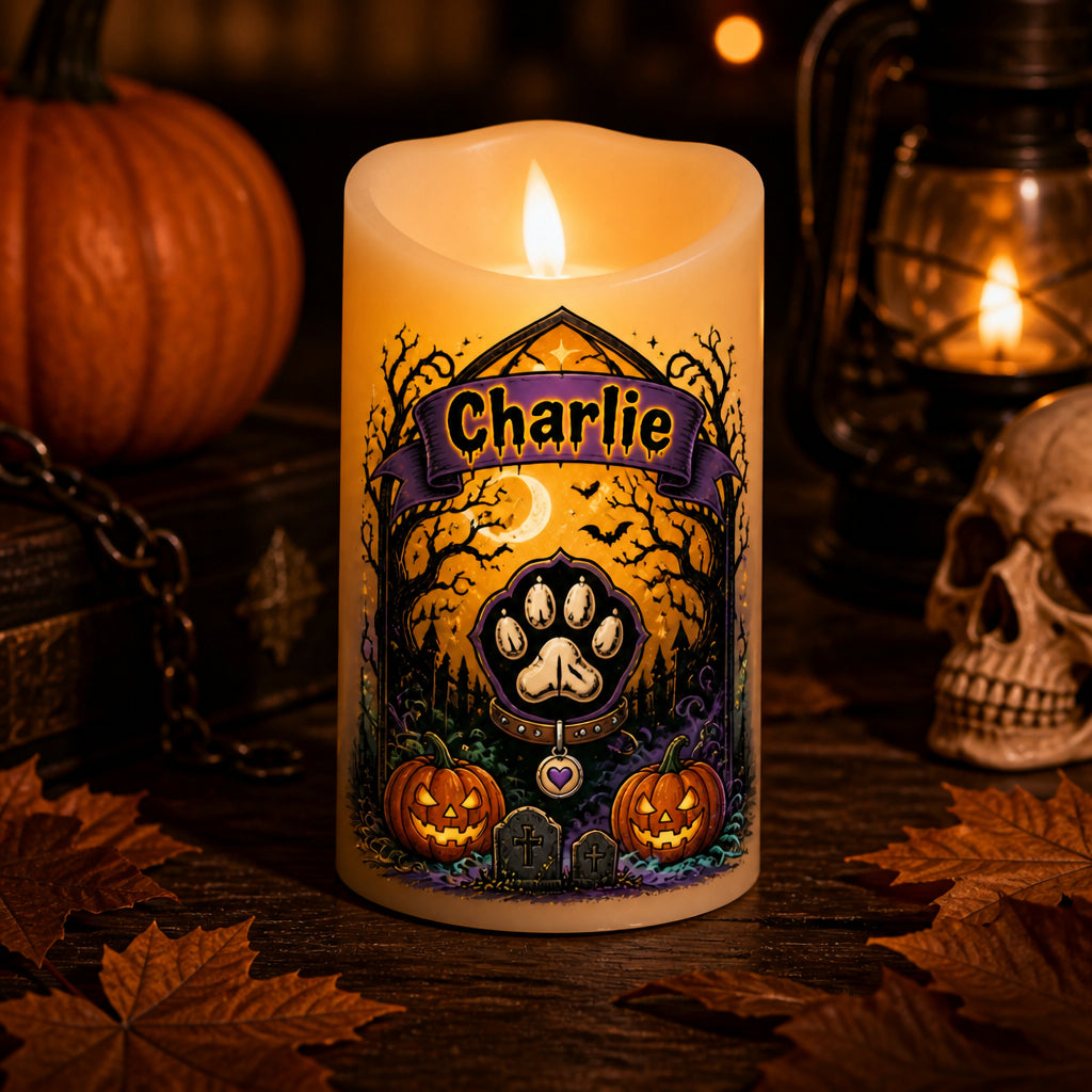 Spooky Pet Name Halloween LED Flameless Candle - Personalized Custom Led Flameless Candle 54479132-1d03-425c-ab96-2f4a3cf3f675.jpg