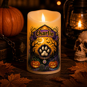 Spooky Pet Name Halloween LED Flameless Candle - Personalized Custom Led Flameless Candle 54479132-1d03-425c-ab96-2f4a3cf3f675.jpg