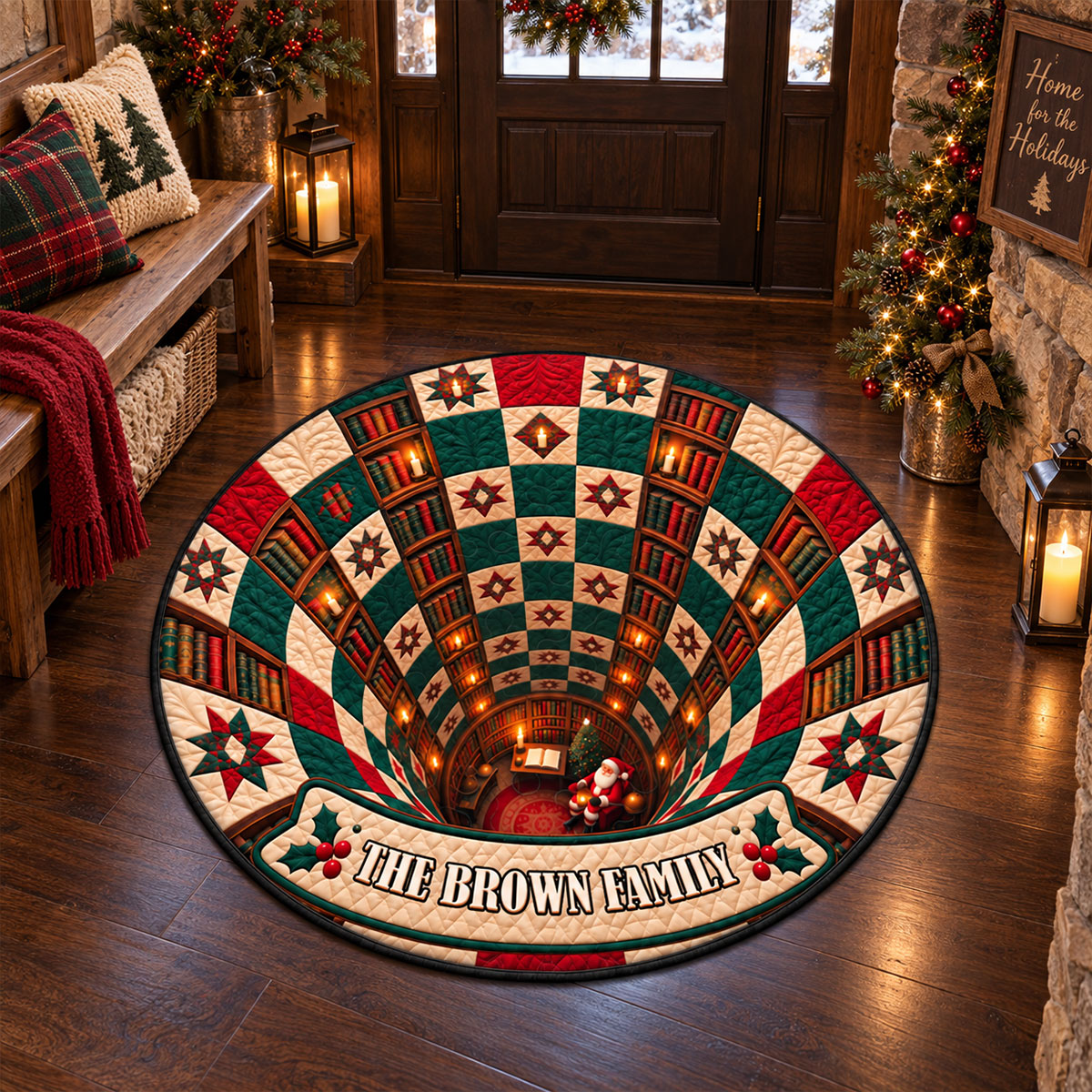 Home Filled With Pure Magic 3D Illusion Quilted Rug - Personalized Quilted Mat 544ebb42-84f7-4631-8c8f-252062e00d4c-2-1-.jpg