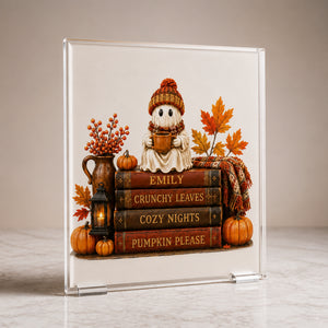 Cozy Ghost Fall Book Stack - Personalized Name Acrylic Plaque - Personalized Acrylic Plaque 546ee748-0897-435a-bb80-a46330949edd.jpg