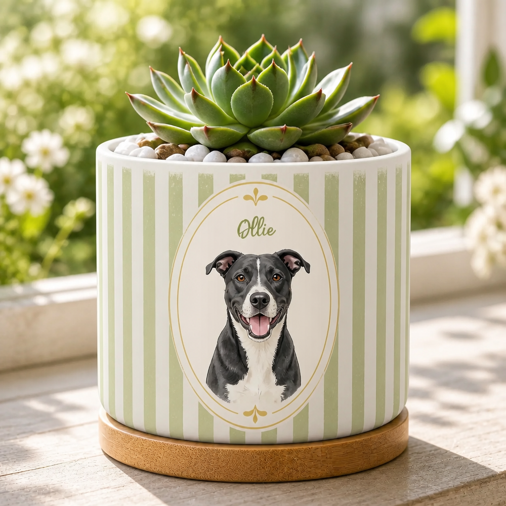 Custom Pet Portrait Planter – Botanical Medallion Wrap - Personalized Mini Glass Plant Pot 54891b67-725a-4b87-b6e1-23b89cd0a533.png