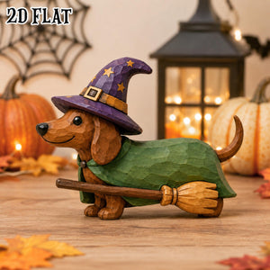 Halloween Dachshund Decor Indoor, Trick or Treat Dachshund Wooden Block, Spooky Halloween Wooden Block, Witch, Pumpkin, Vampire, Skeleton 54928dad-d172-4a83-9640-af1a4f626ee7-8.jpg