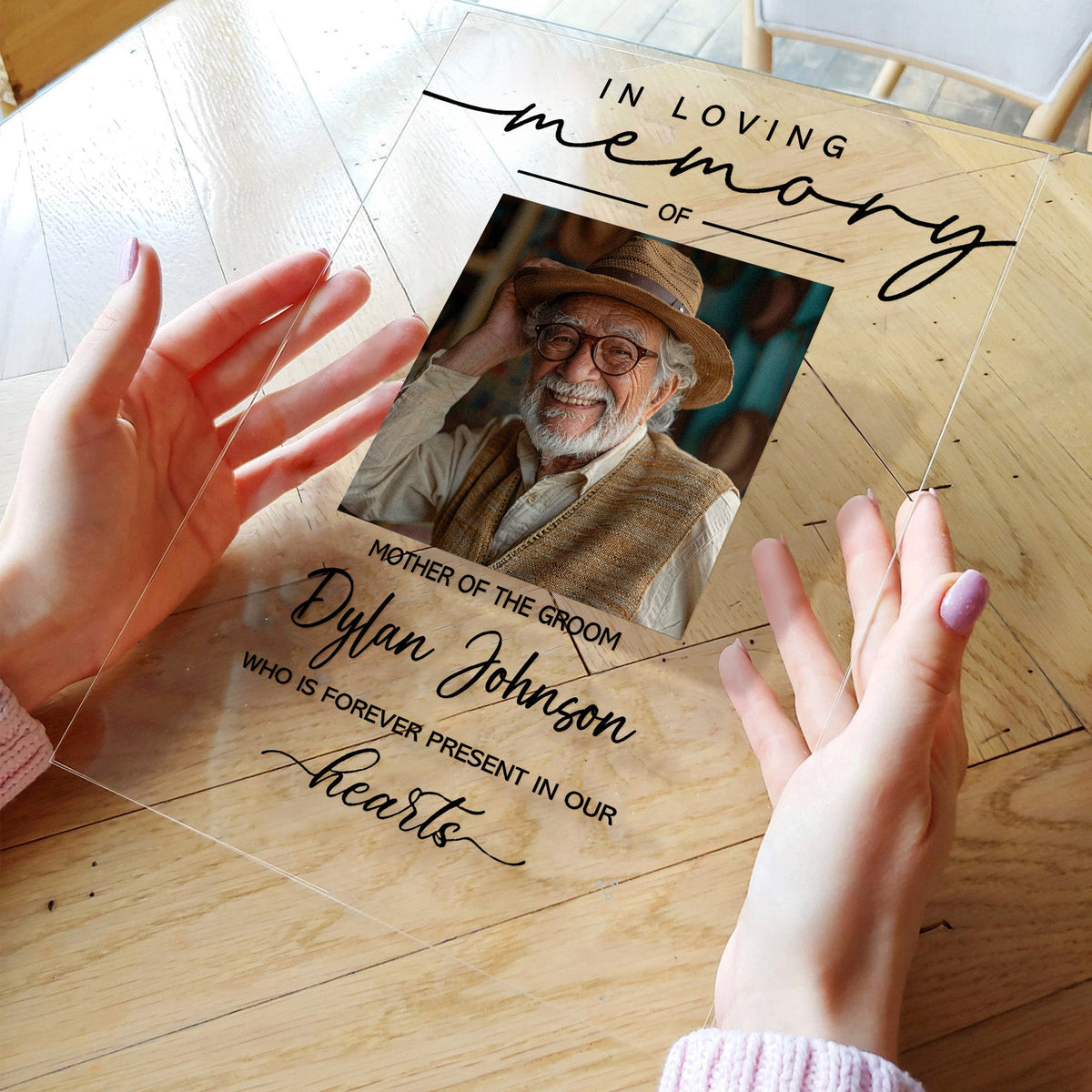 Custom Photo Reserved Memorial Wedding Decor - Personalized Acrylic Plaque - Memorial Gift 5495e135-651b-48ec-9524-97b20b8488bb-5.jpg