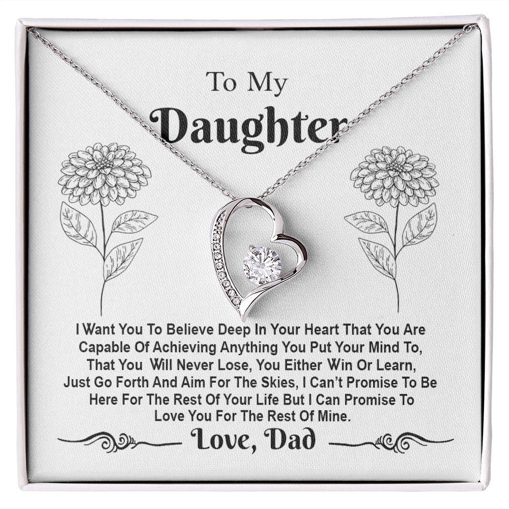 To My Daughter I Want You To Believe Deep In Your Heart, Necklace With Message Card, For Daughter, For Daughter, From Dad To Daughter 549.jpg