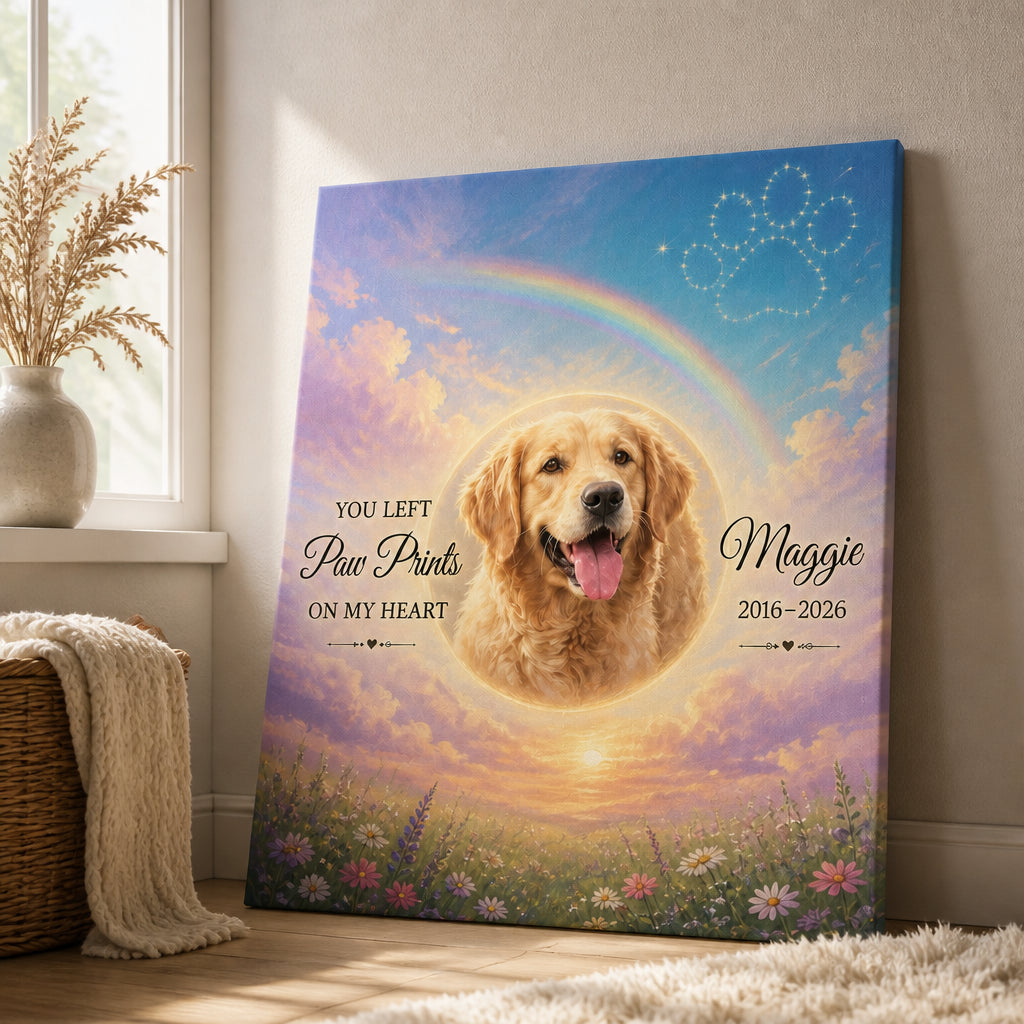Pet Memorial Canvas — You Left Paw Prints On My Heart - Personalized Canvas 54a47b97-a31e-47eb-ba41-b9b850aa30ef.jpg