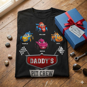 Father's Day Gifts, Daddy's Pit Crew - Personalized Shirt