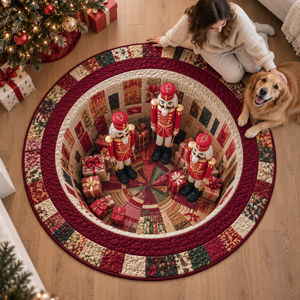 This Floor Is Nuts! – Nutcracker 3D Optical Illusion Christmas Quilted Rug, Burgundy Round Area Rug for Living Room & Bedroom, Festive Holiday Home Decor and Funny Gift for Nutcracker Lovers 54c59687-74ee-46f0-b48b-2a3c9d536c1f-j6.png