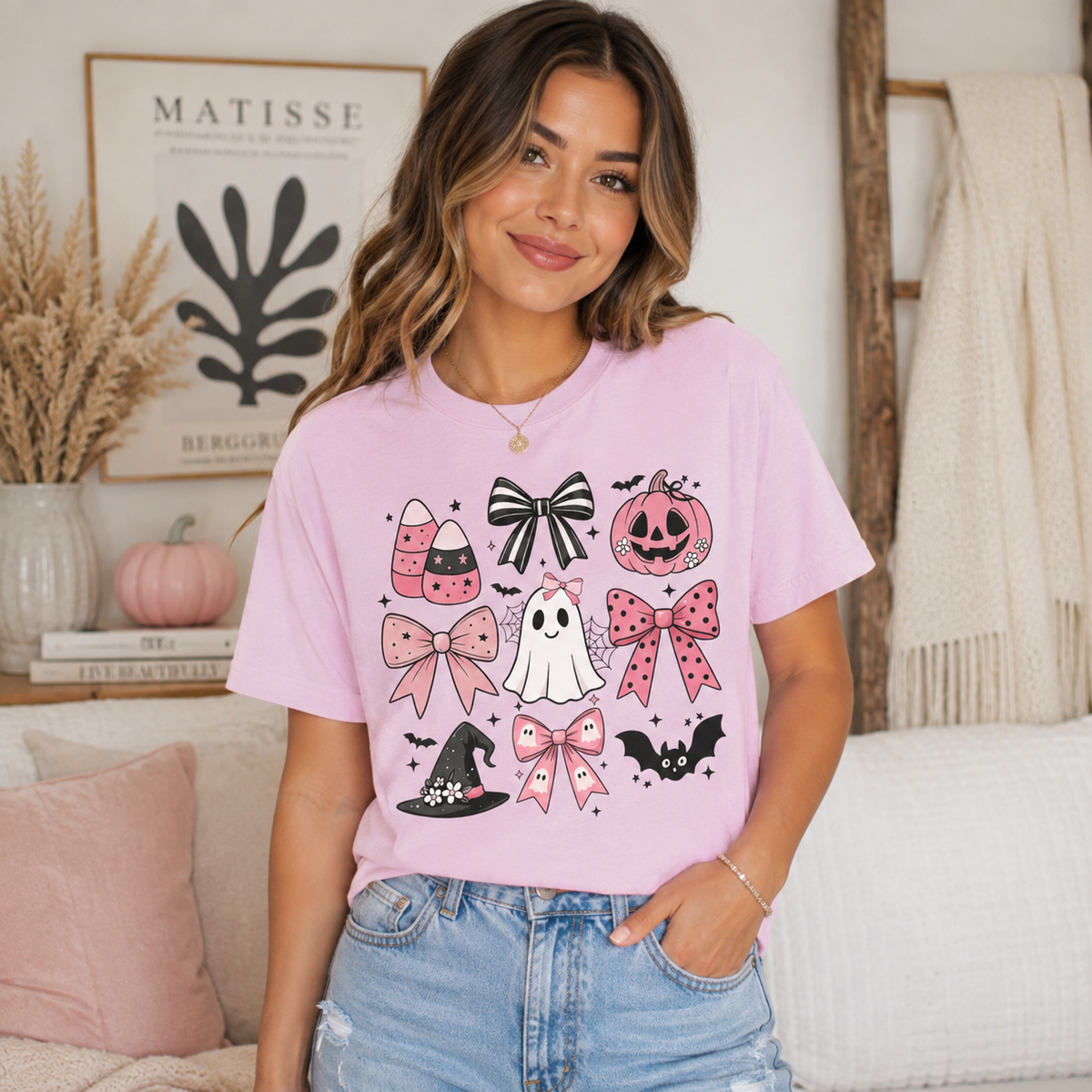 Comfort Colors Halloween Shirt Halloween Spooky Shirt Fall Shirt Pink Girly Bows Halloween Tee Cute Ghost Shirt Halloween Gift 54fb6c8c-6444-4336-953b-2577ec60825b-banner-1.png