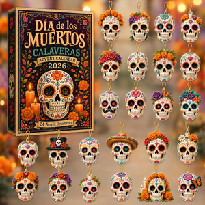 Dia de los Muertos Calaveras Advent Calendar 2026 - 24-Day Festive Countdown, Acrylic Charms Blind Box - Gift For Family & Friends 54fb90af-3972-4457-84bb-35f08e3f475d-D-a-de-los-Muertos-2D-box-charms.png