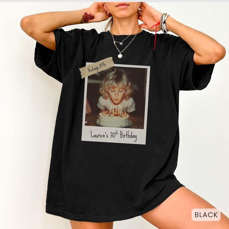 Personalised Vintage Photo And Year Shirt, Custom Picture Birthday Shirt, Retro 30th Birthday Gift, 40th Birthday Gift 5502054b-78cd-47b8-87ec-56e9e11aae32-dfgf-8-.jpg