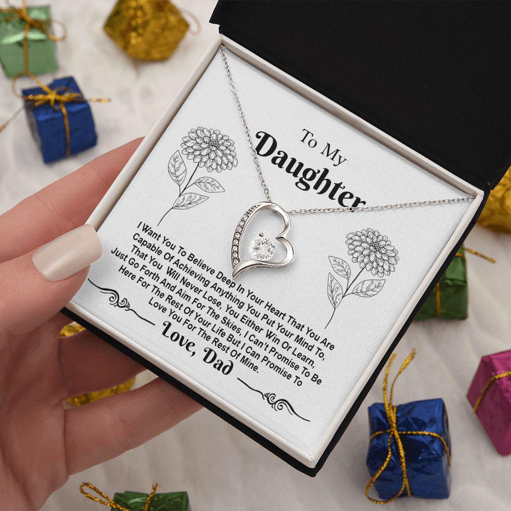 To My Daughter I Want You To Believe Deep In Your Heart, Necklace With Message Card, For Daughter, For Daughter, From Dad To Daughter 550.jpg