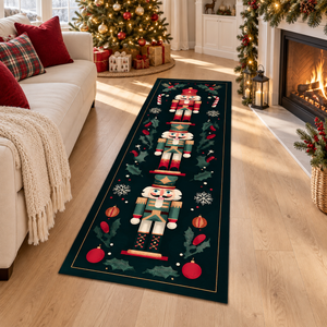 Christmas Nutcracker Runner Rug, Festive Holiday Hallway Carpet, Long Xmas Floor Mat, Classic Toy Soldier Christmas Home Decor 550b8d47-044b-4178-b3a9-97aafd894b7f-banner-1.png