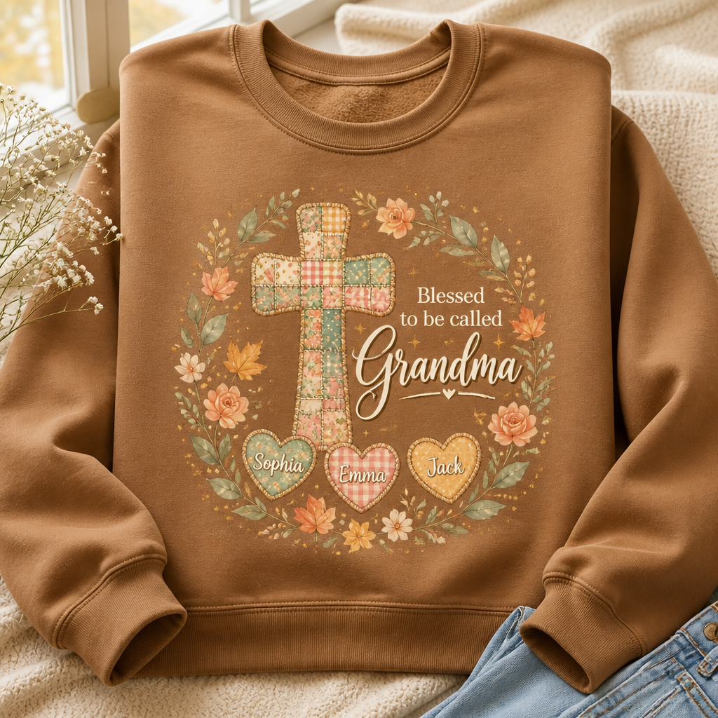 Blessed To Be Called Grandma — Patchwork Cross Personalized Names Sweatshirt - Personalized Sweatshirt 55117378-a7f9-423e-93fc-a4402b5992f6.png