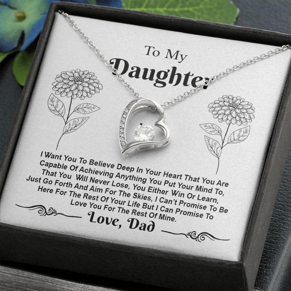 To My Daughter I Want You To Believe Deep In Your Heart, Necklace With Message Card, For Daughter, For Daughter, From Dad To Daughter 551.jpg
