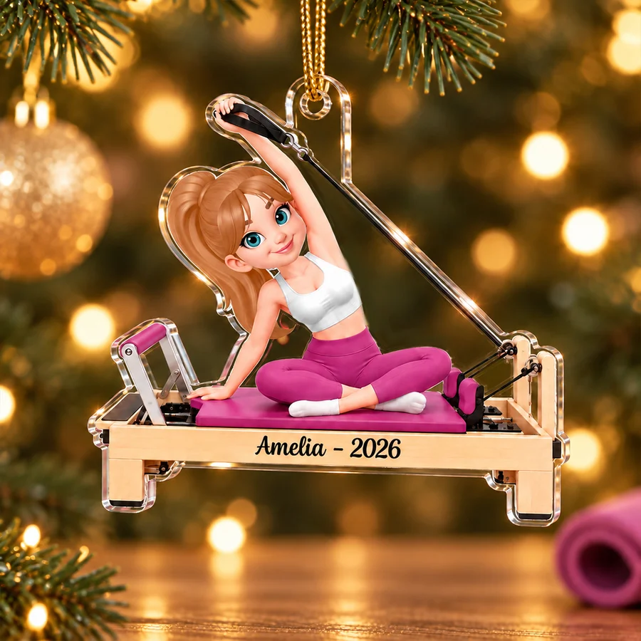 Custom Pilates Girl Name - Personalized Acrylic Ornament - Custom Christmas Gift for Pilates Lovers 553808ee-2c1f-41c8-b67f-db9648ec26a6-sdfk.png