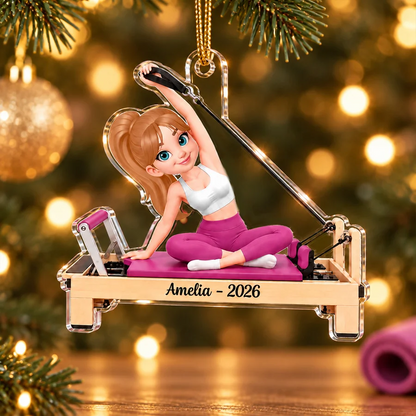 Custom Pilates Girl Name - Personalized Acrylic Ornament - Custom Christmas Gift for Pilates Lovers 553808ee-2c1f-41c8-b67f-db9648ec26a6-sdfk.png