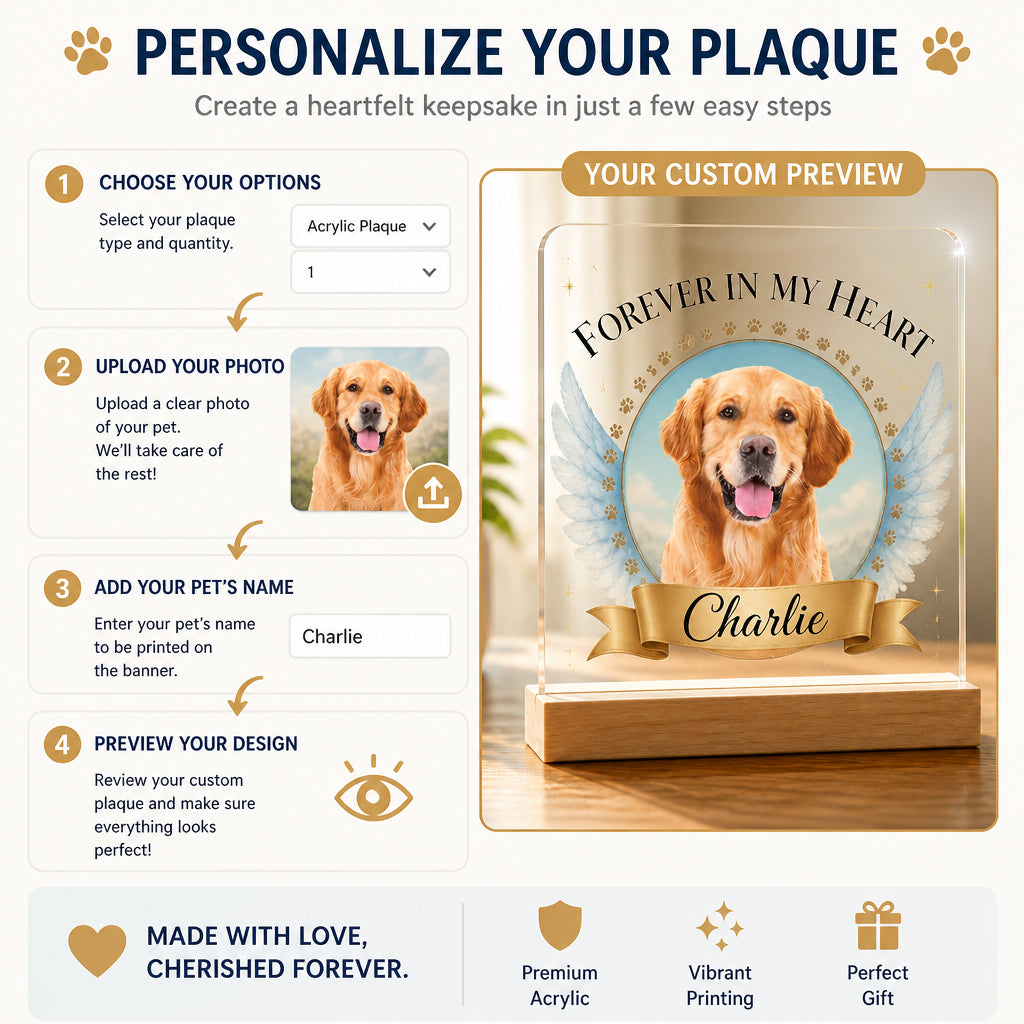 Forever In My Heart Pet Memorial Photo Car Ornament - Personalized Acrylic Plaque 554fbb7a-7eb5-442e-9661-b338af0db035.jpg