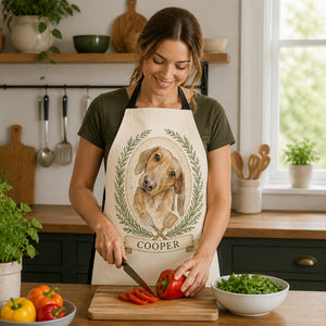 Custom Watercolor Pet Portrait Apron - Personalized Apron 5568cf17-3396-457a-9822-ec01d4c9f8af.jpg