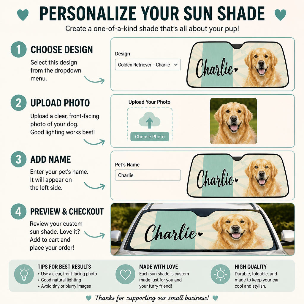 Custom Dog Name Auto Sun Shade – Watercolor Pup - Personalized Auto Sun Shade 556c5ddd-42a3-4791-8965-33a0df8f34af.jpg