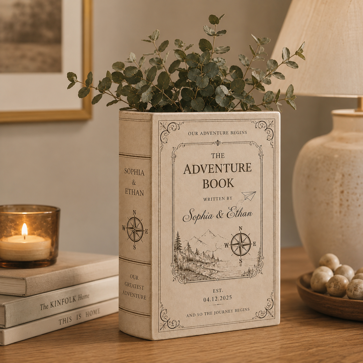 Custom Toile De Jouy Ceramic Book Vase, Personalised Wedding Gift for Couple, Bridal Shower Gift, Engagement, Wedding Gift, Bridesmaid Gift 5599c375-9e4a-4d94-bfd1-1bff225d162d-banner-1.png