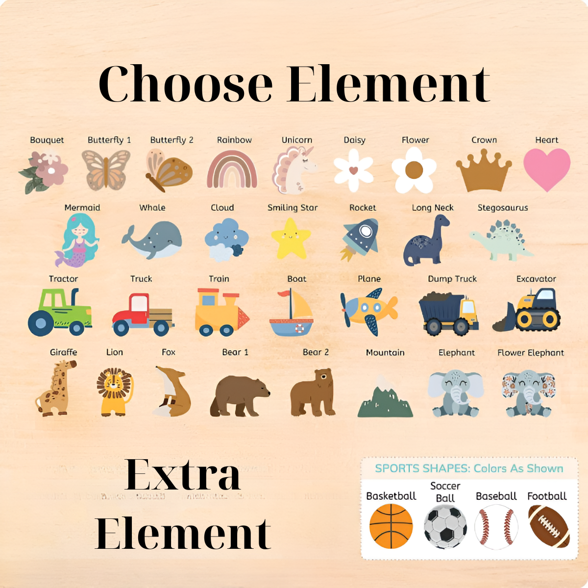 Wooden Name Puzzle, Upper and Lowercase, Easter Gifts for Kids, Name Puzzles for Toddlers and Baby, Montessori, Baby Shower, Newborn Gift