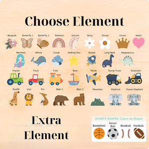 Wooden Name Puzzle, Upper and Lowercase, Easter Gifts for Kids, Name Puzzles for Toddlers and Baby, Montessori, Baby Shower, Newborn Gift