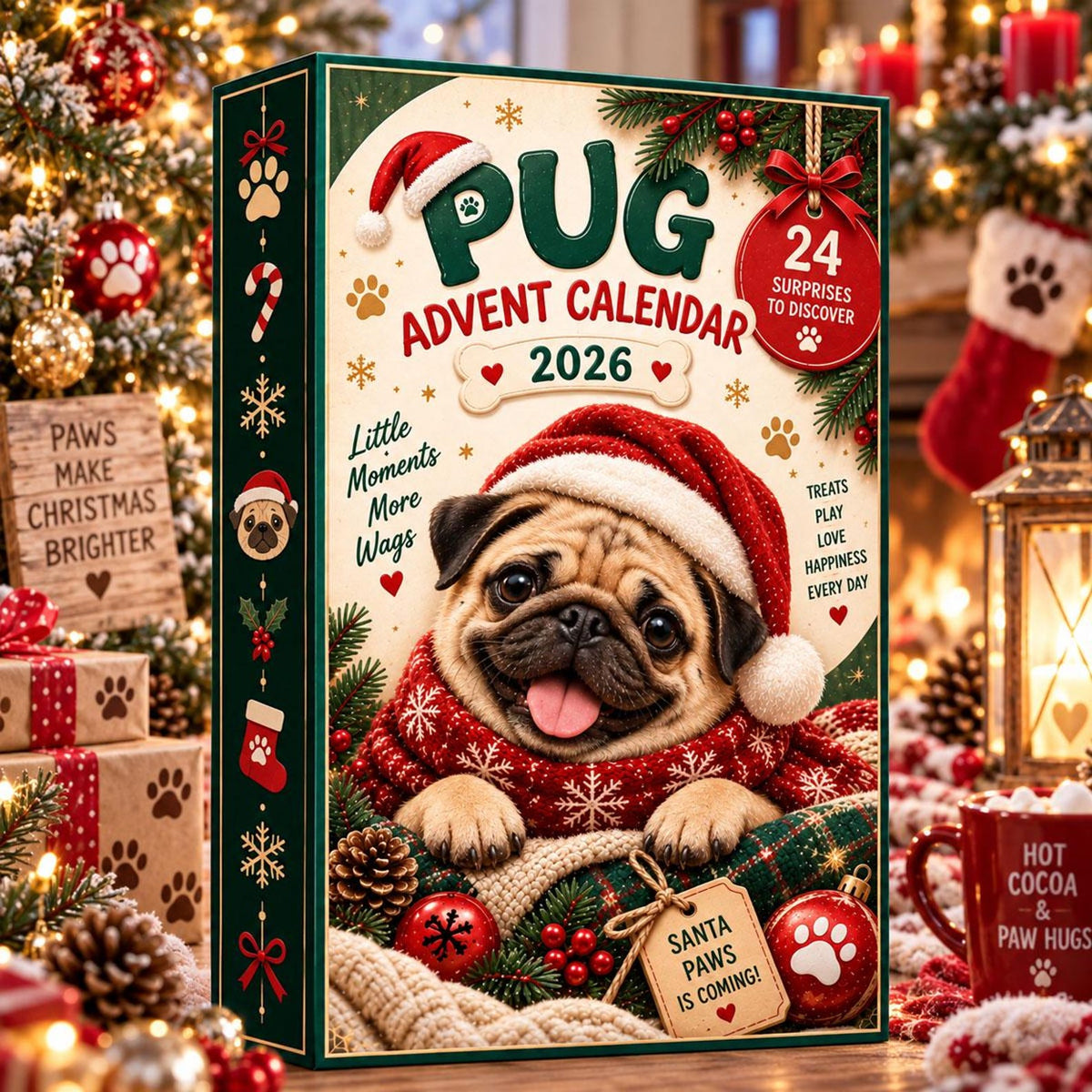 Pug Christmas Blind Box Advent Calendar 2026, 24 Day Dog Charm Countdown, Pug Holiday Ornaments Thai 55aaeabb-df1d-45ee-ac32-0928478f9051-il_1588xN.8566057010_e9h0.jpg