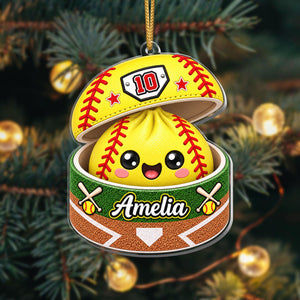 Personalized Softball Dumpling Ornament, Squishy Dumpling Acrylic Ornament, Custom Name Softball Player Christmas Gift 55af726d-6902-484d-87cf-76f1099780e7-5.jpg