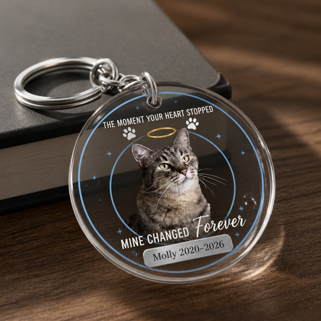 Pet Memorial Photo Keychain – The Moment Your Heart Stopped - Personalized Acrylic Keychain 55d6da65-bcc5-4f0f-a677-3f2fc5a2d9ff.jpg