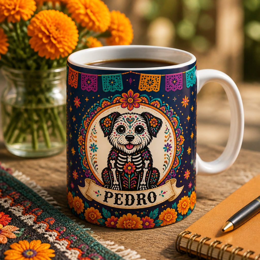 Calavera Pet Portrait Edge-to-Edge Mug with Name - Personalized Edge-to-Edge Mug 55d6e4e5-5b37-458e-b084-f3fa4e4cb396.jpg