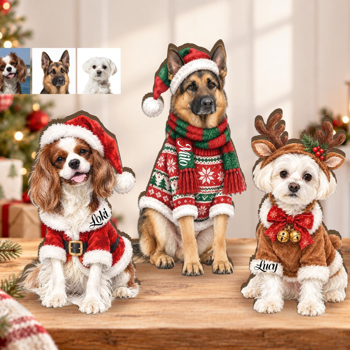 Personalized Christmas Dog Portrait Wooden Block, Custom Pet Photo Gift, Dog Christmas Gift, Dog Lover Gift, Dog Mom Gift, Christmas Decor 55da9605-9c6a-4787-a37f-e8ac06229d60-2.png
