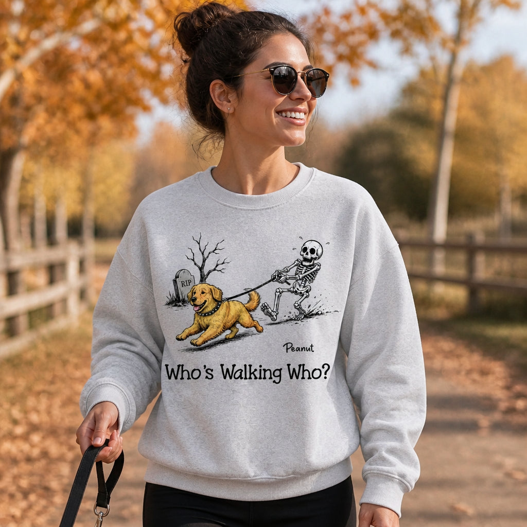 Custom Who's Walking Who? Pet Portrait Skeleton Sweatshirt - Personalized Sweatshirt 55fbc893-0a0d-45f1-8738-300b55d42863.jpg