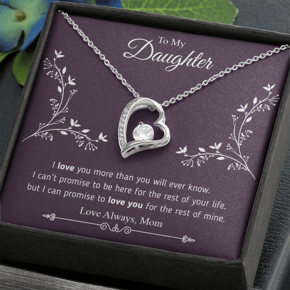 To My Daughter I Can Promise To Love You, Necklace With Message Card, For Daughter, For Daughter, From Mom To Daughter 560.jpg
