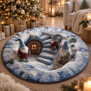 Christmas Gnome Quilted Carpet – Cozy Winter Village Round Rug, Nordic Holiday Floor Decor, Festive Christmas Home Carpet 56260216-a507-4a9f-a23e-34e15bc297a3-xa1.png
