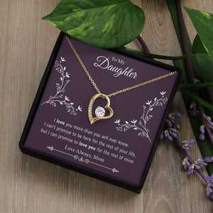 To My Daughter I Can Promise To Love You, Necklace With Message Card, For Daughter, For Daughter, From Mom To Daughter 562.jpg