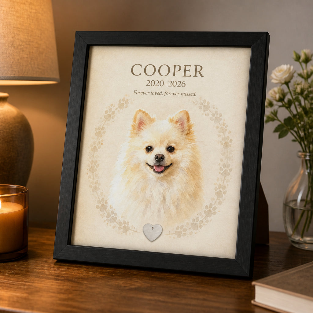 Personalized Dog Memorial Picture Frame Print – Name, Years & Tribute Quote - Personalized Picture Frame 5630b123-fb47-4cd4-aff7-3ef6f220682a.jpg