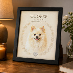 Personalized Dog Memorial Picture Frame Print – Name, Years & Tribute Quote - Personalized Picture Frame 5630b123-fb47-4cd4-aff7-3ef6f220682a.jpg