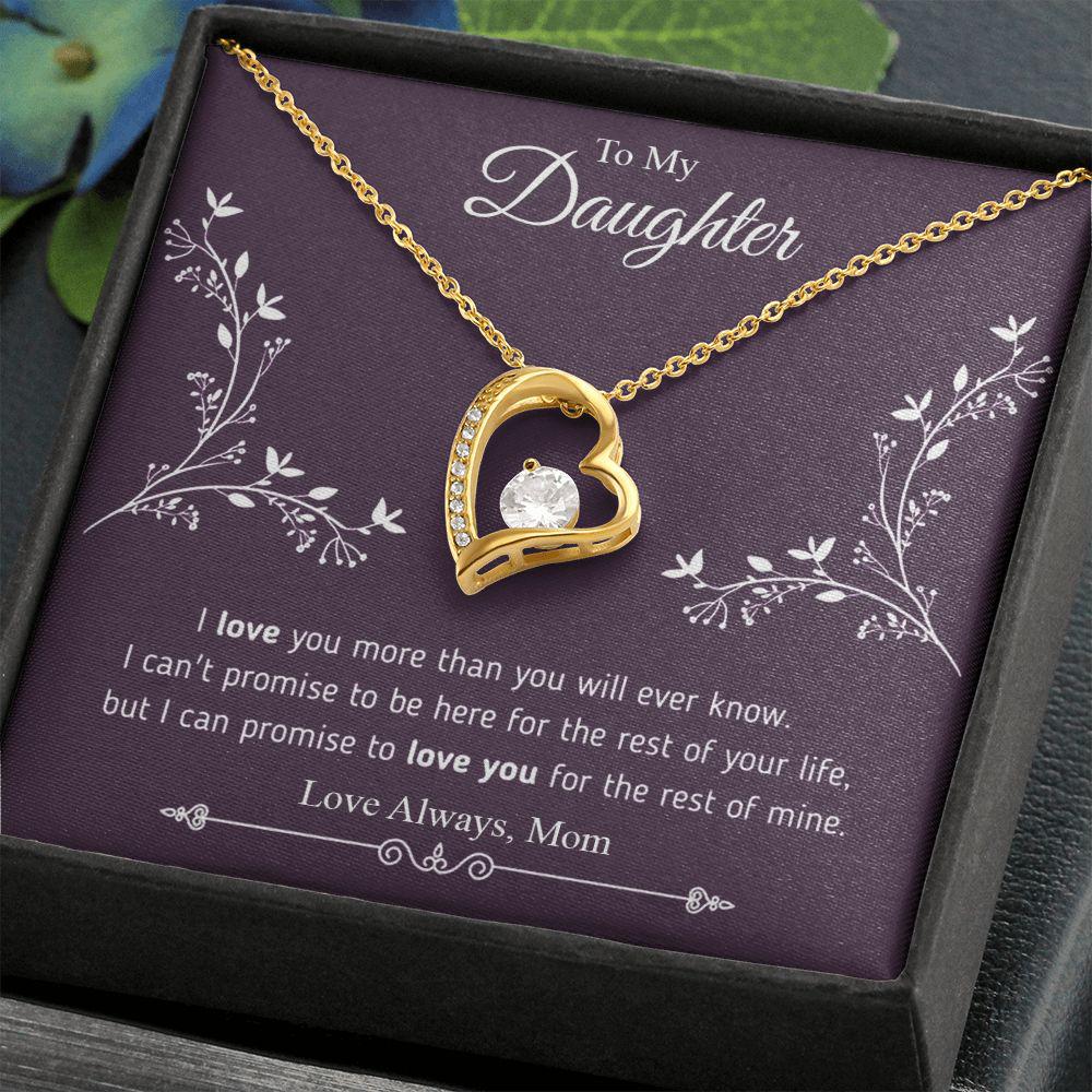 To My Daughter I Can Promise To Love You, Necklace With Message Card, For Daughter, For Daughter, From Mom To Daughter 563.jpg