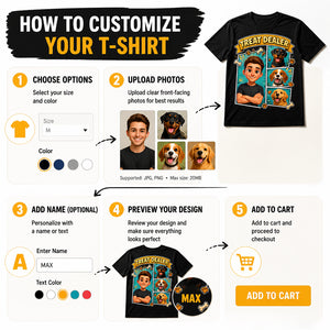 Treat Dealer Comic Panel Pet Parent Tee - Personalized T-shirt 564e2e5f-538a-4136-8ecd-9d07412168e8.jpg