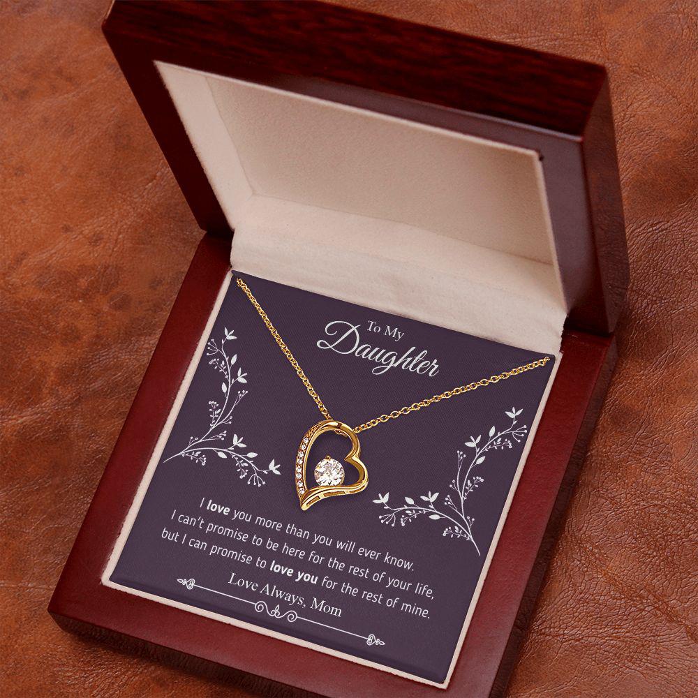 To My Daughter I Can Promise To Love You, Necklace With Message Card, For Daughter, For Daughter, From Mom To Daughter 565.jpg