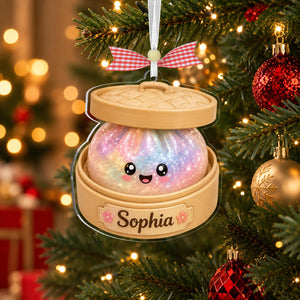 Personalized Glitter Dumpling Ornament, Squishy Dumpling Acrylic Custom Name Glittter Dumpling, Dumpling Lover Gift, Kids Christmas Gift 566d32bc-e976-4fb5-a544-e80540ec9167-2.jpg