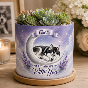 Pet Memorial Planter – I'm Always With You (Photo + Name) - Personalized Mini Glass Plant Pot 5674cd31-381b-4c58-bb59-3d869b48d190.jpg