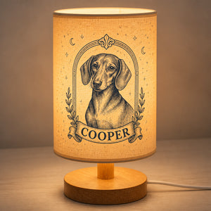 Custom Pet Portrait Fabric Lamp – Vintage Etching with Name Banner - Personalized Custom Fabric Lamp 567b1f43-38cf-4f0a-8a2f-af2785a71518.jpg