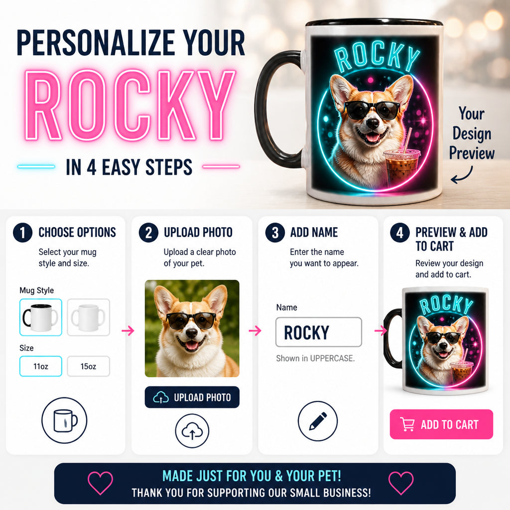 Neon Pet Happy Hour Custom Photo Mug - Personalized Mug 568d9b61-9bca-4fe0-9c8f-2f715ed8975f.jpg
