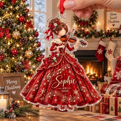 Personalized Violin Player Christmas Acrylic Ornament: Custom Name Red Dress Musician Keepsake 568efc89-9313-4f7a-aa40-0d96acd321c1-gffg-3-.jpg