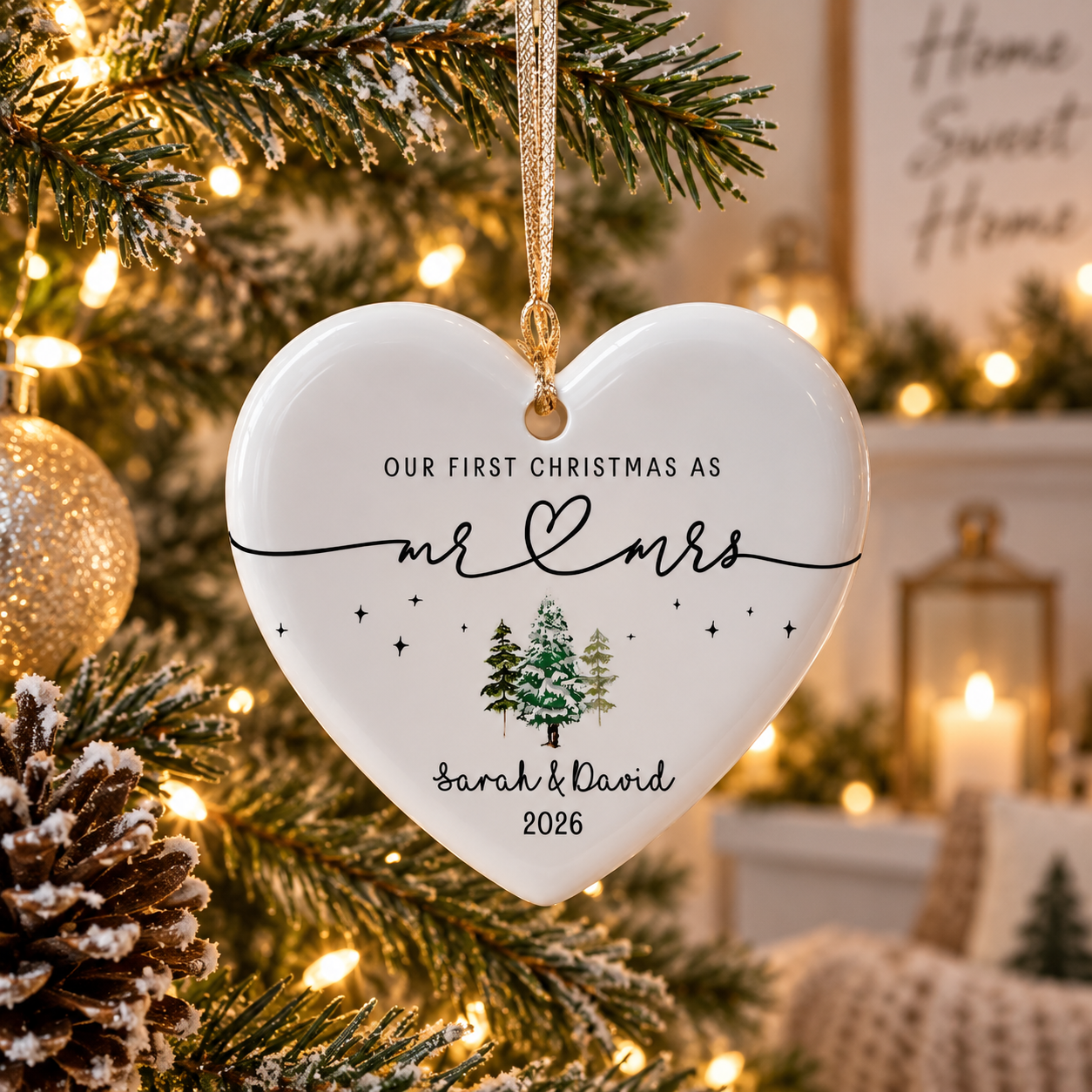 Mr Mrs Ornament - Wedding Gift - Personalized First Christmas Keepsake - Our 1st Christmas Mr & Mrs Ornament - Housewarming mr and mrs idea 569b41fc-1fcc-4251-a93b-89b8980b16de-ChatGPT-Image-Sep-17-2026-10_47_20-AM.png
