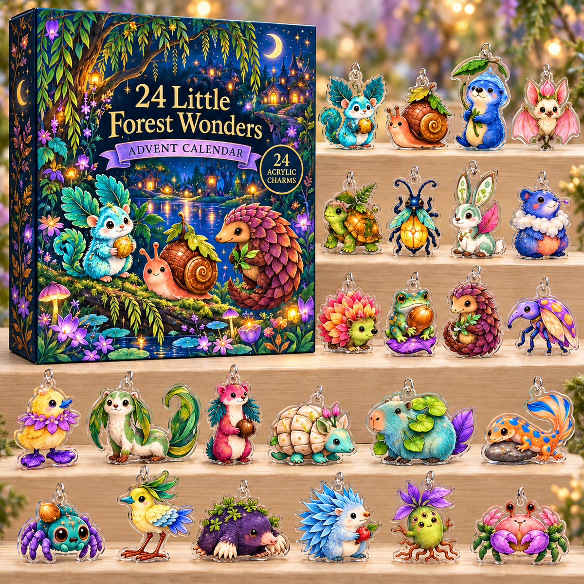 Enchanted Forest Advent Calendar – 24 Mini Acrylic Charms, Cute Fantasy Woodland Creature Ornaments, Christmas Countdown Gift Set 569d5968-630a-4eae-a594-742cbc4f13c6-L-ch-m-a-v-ng-24-charm-r-c-r-.png